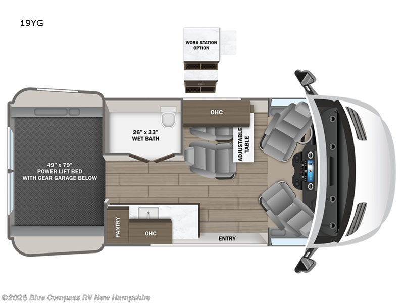 2026 Entegra Coach Launch 19YG - New Class B For Sale by Blue Compass RV New Hampshire in Epsom, New Hampshire
