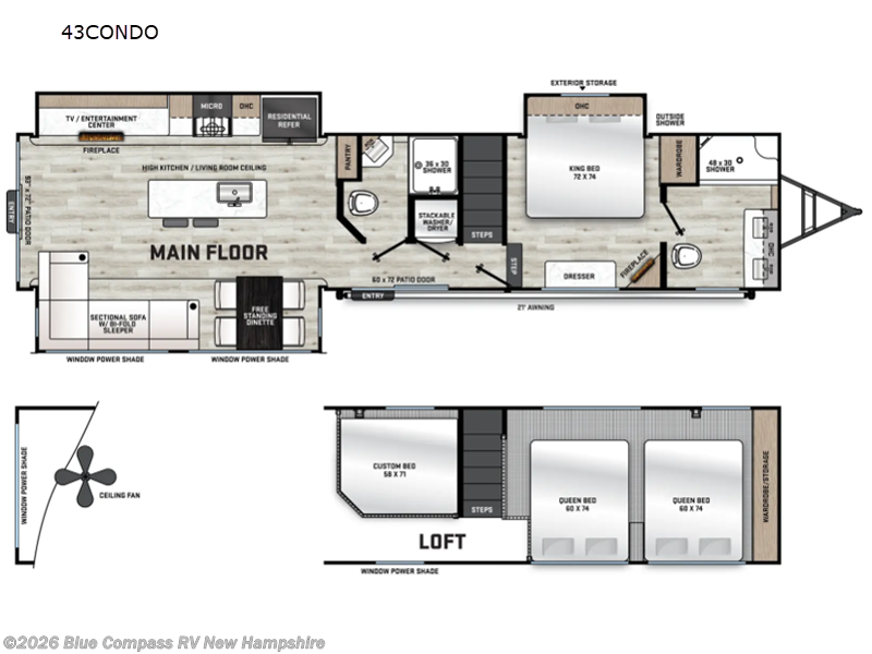 2026 Forest River Aurora 43CONDO - New Destination Trailer For Sale by Blue Compass RV New Hampshire in Epsom, New Hampshire features Slideout