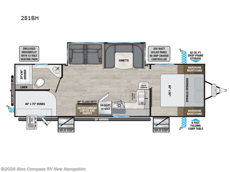 2024 Alliance RV Delta 281BH - Used Travel Trailer For Sale by Blue Compass RV New Hampshire in Epsom, New Hampshire features Slideout