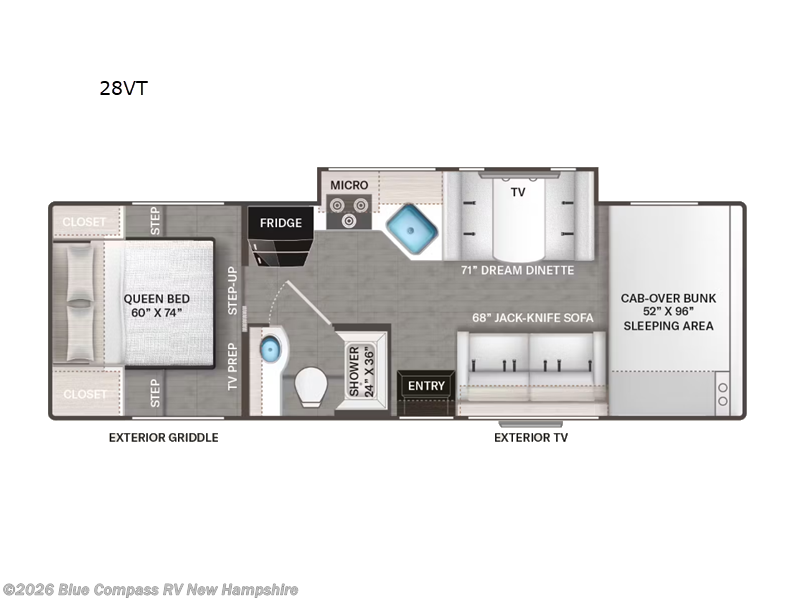 2026 Thor Motor Coach Geneva 28VT - New Class C For Sale by Blue Compass RV New Hampshire in Epsom, New Hampshire features Slideout