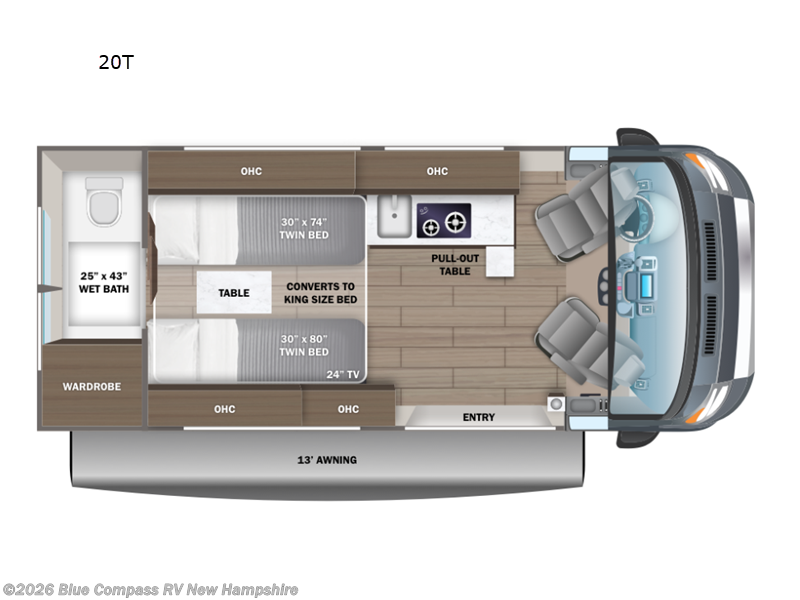 2026 Entegra Coach Ethos 20T - New Class B For Sale by Blue Compass RV New Hampshire in Epsom, New Hampshire
