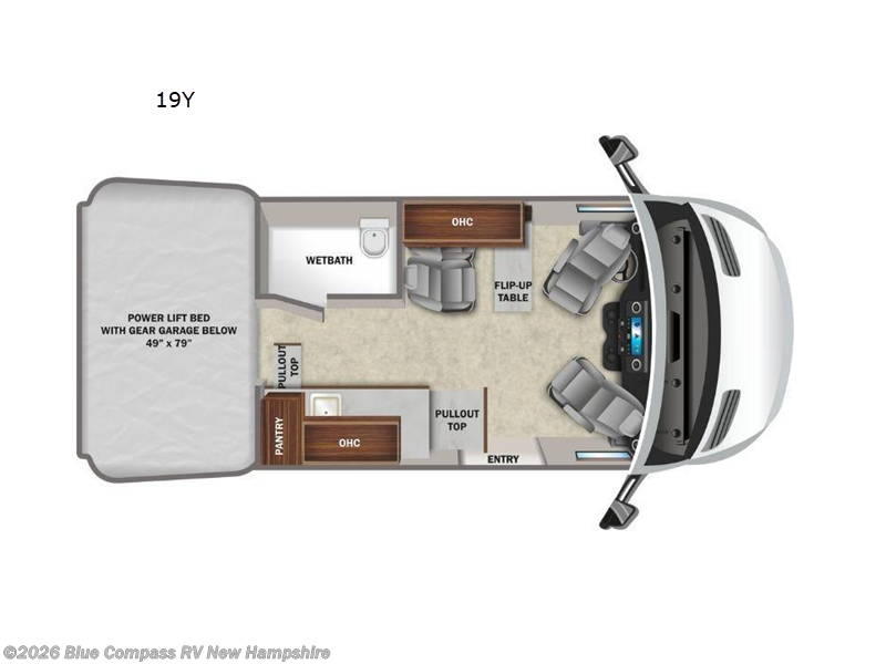 2022 Entegra Coach Launch 19Y - Used Class B For Sale by Blue Compass RV New Hampshire in Epsom, New Hampshire