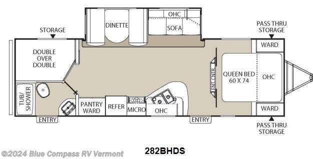 Used 2015 Coachmen Freedom Express 282BHDS available in East Montpelier, Vermont