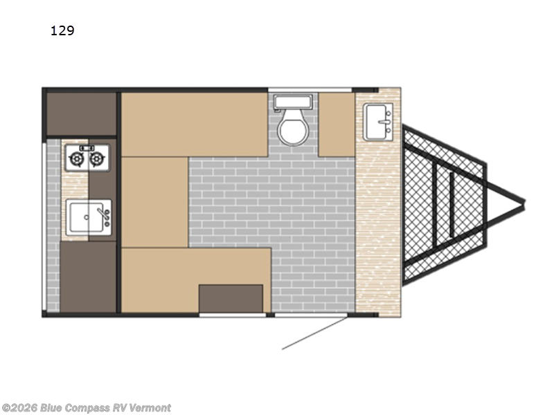2023 Sunset Park RV SunRay 129 - Used Travel Trailer For Sale by Blue Compass RV Vermont in East Montpelier, Vermont