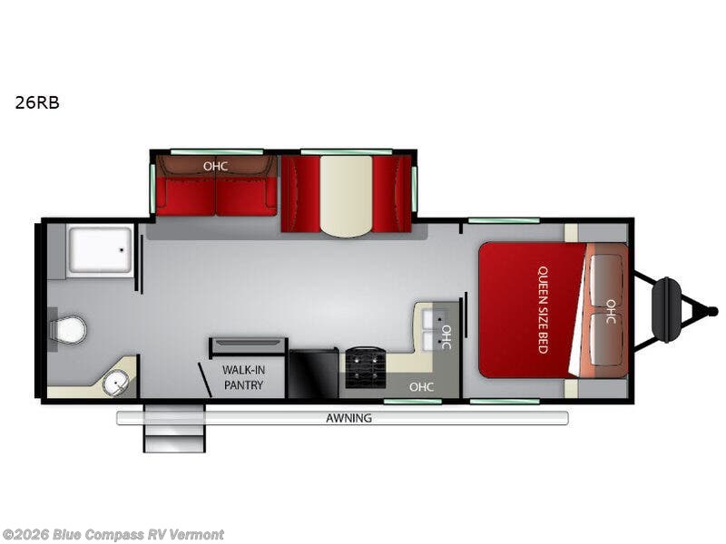2019 Cruiser RV Fun Finder Xtreme Lite 26RB - Used Travel Trailer For Sale by Blue Compass RV Vermont in East Montpelier, Vermont features Slideout