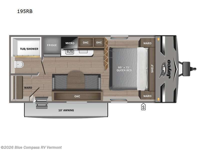 2023 Jayco Jay Flight SLX 195RB - Used Travel Trailer For Sale by Blue Compass RV Vermont in East Montpelier, Vermont