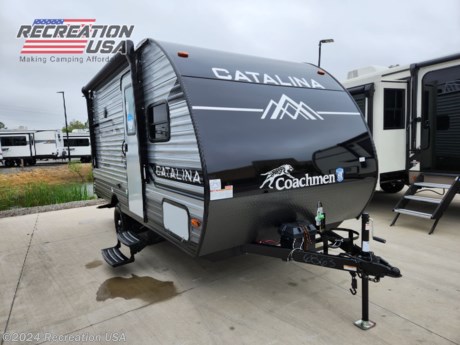 &lt;p&gt;30 amp, 13.5K AC, rear bathroom, single axle, light travel trailer, perfect for tow capacities under 3000lbs!! &amp;nbsp;2024 Coachmen Catalina Summit Series 7 164RBX *** Price Includes Prep *** - National Shipping Available - NO HIDDEN FEES&lt;/p&gt;
&lt;p&gt;DRIFTWOOD DECOR&lt;/p&gt;
&lt;p&gt;SUMMIT SERIES PEAK PACKAGE&lt;br&gt;LCI ONE CONTROL, SOLID STEP AT MAIN ENTRY DOOR (N/A 164BHX&lt;br&gt;AND 164RBX), UNIVERSAL 600W SOLAR PREP W/ INSTALLED ROOF&lt;br&gt;PANEL PORT, FULL 4G LTE/WIFI BOOSTER/WIFI EXTENDER PREP,&lt;br&gt;SIPHON 360 ROOF VENT, BLACK TANK FLUSH, SMOOTH METAL RADIUS&lt;br&gt;FRONT, FRONT DIAMOND PLATE, FRICTION HINGE DOOR, BATTERY&lt;br&gt;DISCONNECT, MAGNETIC BAGGAGE DOOR LATCHES, JIFFY SOFA W/&lt;br&gt;FLIP DOWN CUPHOLDER AND EASY ACCESS STORAGE (N/A ON ALL&lt;br&gt;FLOORPLANS) (RETAIL VALUE OF $1,849.00)&lt;/p&gt;
&lt;p&gt;PREMIUM CONSTRUCTION PACKAGE&lt;br&gt;5/8&quot; TONGUE AND GROOVE STABLEDECK FLOORING + BUNK AND&lt;br&gt;DINETTE BASES, SCREWED CABINET CONSTRUCTION, THERMOFOIL&lt;br&gt;COUNTERTOPS W/ SMOOTH DROP EDGE, ABS TUB/SHOWER&lt;br&gt;SURROUND (N/A 164BHX AND 164RBX), FOLD UP TABLE (N/A 164BHX&lt;br&gt;AND 164RBX), 20,000 BTU FURNACE, NORCO ELECTROMAGNETIC AND&lt;br&gt;POWDER COATED FRAME (RETAIL VALUE OF $1,399.00)&lt;/p&gt;
&lt;p&gt;GENERAL ELECTRIC APPLIANCE AND KITCHEN PACKAGE&lt;br&gt;STAINLESS 12V 10 CU FT REFER (N/A 164BHX AND 164RBX),&lt;br&gt;STAINLESS MICROWAVE, STAINLESS 2-BURNER GAS RANGE WITH&lt;br&gt;METAL BACK-LIT KNOBS, 13,500 BTU GE A/C, GAS/ELECTRIC DSI&lt;br&gt;WATER HEATER, DEEP BASIN FARM STYLE SINK, (2) USB AND (2) 110&lt;br&gt;OUTLETS (RETAIL VALUE $1,890.00)&lt;/p&gt;
&lt;p&gt;PREMIUM JBL AUDIO PACKAGE&lt;br&gt;JBL AURA HEAD UNIT, MULTIZONAL JBL PREMIUM INTERIOR SPEAKER,&lt;br&gt;MULTIZONAL JBL PREMIUM EXTERIOR SPEAKER (RETAIL VALUE&lt;br&gt;$250.00)&lt;/p&gt;
&lt;p&gt;AMBIENCE PACKAGE&lt;br&gt;POWER AWNING W/ MULTICOLOR CUSTOMIZABLE LED STRIP AND&lt;br&gt;REMOTE, 4,000 LUMEN INTERIOR TOUCH LIGHTING (RETAIL VALUE&lt;br&gt;$599.00)&lt;/p&gt;