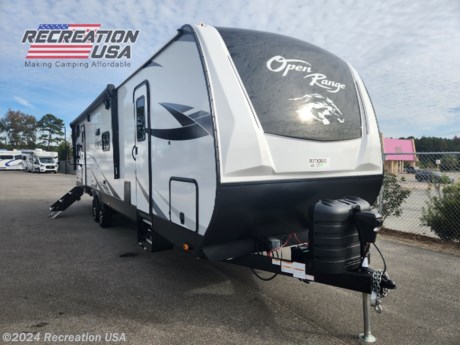 &lt;p&gt;50 AMP, 2 15K DUCTED AC, OUTDOOR KITCHEN SPACE, WASHER/DRYER PREP, HUGE SLIDE, TONS OF STORAGE THROUGHOUT, SUPER LIGHT TRAVEL TRAILER - 2024 HIGHLAND RIDGE OPEN RANGE LITE 296BHS - *** Price Includes Prep *** NO HIDDEN FEES - National Shipping Available&lt;/p&gt;
&lt;p&gt;EXTERIOR&lt;br&gt;- 120 GFCI protected receptacle&lt;br&gt;- 5/8&quot; main floor decking&lt;br&gt;- Class leading I-beam chassis and draw bar sizes&lt;br&gt;- Enclosed exterior docking station with black tank&amp;nbsp;flush&lt;br&gt;- Equa-Flex&amp;reg; axle suspension&lt;br&gt;- Exterior grill/griddle quick connect port&lt;br&gt;- Fully walkable roof&lt;br&gt;- Gas/electric water heater&lt;br&gt;- In-frame battery rack&lt;br&gt;- Large grab handle on main entry door&lt;br&gt;- Magnetic baggage door catches&lt;br&gt;- Nitrogen filled radial tires with aluminum rims&lt;br&gt;- Power awning with LED lighting&lt;br&gt;- Power tongue jack&lt;br&gt;- PVC roofing membrane (lifetime limited warranty)&lt;br&gt;- Rain guttering with molded drip spouts&lt;br&gt;- Rear observation camera prep&lt;br&gt;- Roof mount solar prep&lt;br&gt;- Self-adjusting electric brakes&lt;br&gt;- Side marker light camera prep&lt;br&gt;- Thermal Seal- enclosed, insulated and heated&amp;nbsp;underbelly and fully insulated roof with a PVC roofing&amp;nbsp;membrane&lt;br&gt;- TuffShell&amp;trade; - vacuum bonded laminated construction,&amp;nbsp;reinforced with heavy-duty fiberglass and welded&amp;nbsp;aluminum frames&lt;br&gt;- Xtend Solar I Package (200 watt solar panel with 30&amp;nbsp;amp solar controller)&lt;/p&gt;
&lt;p&gt;INTERIOR&lt;br&gt;- 10 cu. ft. 12V refrigerator&lt;br&gt;- 15,000 BTU roof mounted A/C&lt;br&gt;- 5G antenna&lt;br&gt;- 50 amp service with 2nd A/C prep&lt;br&gt;- 75 lb. ball bearing drawer guides&lt;br&gt;- Cable and satellite prep&lt;br&gt;- Dome style digital TV antenna with Wi-Fi prep&lt;br&gt;- Electrical outlets and USB ports in master bedroom&lt;br&gt;- Flush floor slides with residential vinyl flooring&lt;br&gt;- Glass shower doors&lt;br&gt;- Hardwood cabinet doors&lt;br&gt;- Kitchen sink covers&lt;br&gt;- LED interior lighting&lt;br&gt;- Microwave&lt;br&gt;- Pressed membrane countertops&lt;br&gt;- Range hood vented outside&lt;br&gt;- Residential high-rise faucet with pull-down sprayer&lt;br&gt;- Roller blackout night shades&lt;br&gt;- Stainless steel single basin under-mount kitchen sink&lt;/p&gt;
&lt;p&gt;CUSTOMER CONVENIENCE PACKAGE (Mandatory)&lt;br&gt;- 3-burner range with 17&quot; oven and flush mount glass cover&lt;br&gt;- 72&quot; x 80&quot; residential style king bed&lt;br&gt;- JBL&amp;reg; Aura Cube stereo with Bluetooth&amp;reg; and miZONE&amp;trade;&amp;nbsp;technology&lt;br&gt;- JBL&amp;reg; Premium indoor and outdoor mutlizone speakers&lt;br&gt;- Keyed-Alike&amp;trade; entry and baggage doors&lt;br&gt;- Molded front cap with LED lighting and stoneguard&amp;nbsp;protection&lt;br&gt;- Pop up wireless and USB charger in bedroom&lt;br&gt;- Smart HDTV&lt;br&gt;- TravelLINK&amp;reg; - Smart RV system that allows for Bluetooth&amp;reg;&amp;nbsp;control of awnings, lighting, slideouts, heating, cooling and&amp;nbsp;more&lt;/p&gt;
&lt;p&gt;&lt;br&gt;CUSTOMER CONVENIENCE&lt;br&gt;PACKAGE&lt;br&gt;XTEND SOLAR I PACKAGE&lt;br&gt;2ND AC&lt;br&gt;STABILIZER JACKS&lt;br&gt;MEGA LOUNGES&lt;/p&gt;