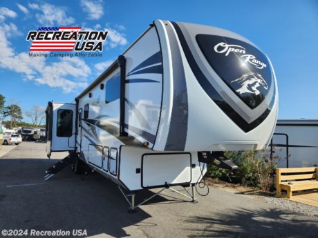 &lt;p&gt;&lt;strong&gt;2024 Highland Ridge Open Range 371MBH rear living mid-bunk fifth wheel&lt;/strong&gt;&lt;/p&gt;
&lt;p&gt;USA STANDARDS&lt;br&gt;EXECUTIVE PACKAGE&lt;br&gt;FOUR SEASONS PROTECTION&lt;br&gt;PACKAGE&lt;br&gt;XTEND SOLAR II PACKAGE&lt;br&gt;NO HEAT PUMP&lt;br&gt;POWER FAN VENT WALL&lt;br&gt;CONTROL&lt;br&gt;POWER FAN VENT BATHROOM&lt;br&gt;21 CU. FT. 110 VOLT&lt;br&gt;REFRIGERATOR&lt;br&gt;NO GENERATOR PREP&lt;br&gt;WINDOWS STANDARD&lt;br&gt;NO PIN BOX&lt;br&gt;REAR SOFA&lt;br&gt;KING BED&lt;/p&gt;
&lt;p&gt;The Open Range Fifth Wheel beckons, with even more amenities and features than ever before. The 100-inch wide body unit with ACCU-SLIDE&amp;trade; slide system and PVC roofing membrane doesn&amp;rsquo;t stop there. It offers a large residential stove with three-burner range and perhaps most impressive, VoiceLINK&amp;trade;. The VoiceLINK&amp;trade; command system allows you to control lighting, cooling and heating, all with the sound of your voice.&amp;nbsp;&lt;/p&gt;
&lt;h2 data-sourcepos=&quot;1:1-1:104&quot;&gt;&lt;span style=&quot;font-size: 12pt;&quot;&gt;Experience Unforgettable Adventures with the 2024 Highland Ridge Open Range 371MBH at Recreation USA!&lt;/span&gt;&lt;/h2&gt;
&lt;p data-sourcepos=&quot;3:1-3:185&quot;&gt;&lt;strong&gt;Make memories that last a lifetime in the luxurious comfort of the brand new 2024 Highland Ridge Open Range 371MBH rear living mid-bunk fifth wheel, available now at Recreation USA!&lt;/strong&gt;&lt;/p&gt;
&lt;p data-sourcepos=&quot;5:1-5:248&quot;&gt;This spacious fifth wheel boasts a &lt;strong&gt;rear living area&lt;/strong&gt; perfect for family gatherings and movie nights. The &lt;strong&gt;mid-bunk&lt;/strong&gt; provides additional sleeping space for the kids, while the &lt;strong&gt;king-size master bedroom&lt;/strong&gt; offers a peaceful retreat for parents.&lt;/p&gt;
&lt;p data-sourcepos=&quot;7:1-7:43&quot;&gt;&lt;strong&gt;Here&#39;s what makes the 371MBH stand out:&lt;/strong&gt;&lt;/p&gt;
&lt;ul data-sourcepos=&quot;9:1-18:0&quot;&gt;
&lt;li data-sourcepos=&quot;9:1-9:107&quot;&gt;&lt;strong&gt;Voice-controlled features:&lt;/strong&gt;&amp;nbsp;Control lighting, climate, and more with the innovative VoiceLINK&amp;trade; system.&lt;/li&gt;
&lt;li data-sourcepos=&quot;10:1-10:145&quot;&gt;&lt;strong&gt;Residential-sized amenities:&lt;/strong&gt;&amp;nbsp;Enjoy the convenience of a large three-burner range and a spacious 21 cu. ft. refrigerator (optional upgrade).&lt;/li&gt;
&lt;li data-sourcepos=&quot;11:1-16:51&quot;&gt;&lt;strong&gt;Unbeatable value:&lt;/strong&gt;&amp;nbsp;At Recreation USA, we believe in making camping affordable for everyone. That&#39;s why we offer&amp;nbsp;&lt;strong&gt;no hidden fees&lt;/strong&gt;, including:
&lt;ul data-sourcepos=&quot;12:5-16:51&quot;&gt;
&lt;li data-sourcepos=&quot;12:5-12:31&quot;&gt;&lt;strong&gt;Free freight delivery&lt;/strong&gt;&lt;/li&gt;
&lt;li data-sourcepos=&quot;13:5-13:26&quot;&gt;&lt;strong&gt;Free preparation&lt;/strong&gt;&lt;/li&gt;
&lt;li data-sourcepos=&quot;14:5-14:41&quot;&gt;&lt;strong&gt;Free instructional walk-through&lt;/strong&gt;&lt;/li&gt;
&lt;li data-sourcepos=&quot;15:5-15:38&quot;&gt;&lt;strong&gt;Free pre-delivery inspection&lt;/strong&gt;&lt;/li&gt;
&lt;li data-sourcepos=&quot;16:5-16:51&quot;&gt;&lt;strong&gt;Free battery charging and propane filling&lt;/strong&gt;&lt;/li&gt;
&lt;/ul&gt;
&lt;/li&gt;
&lt;li data-sourcepos=&quot;17:1-18:0&quot;&gt;&lt;strong&gt;Outstanding financing options:&lt;/strong&gt;&amp;nbsp;We work with you to find the perfect financing plan to fit your budget.&lt;/li&gt;
&lt;/ul&gt;
&lt;p data-sourcepos=&quot;19:1-19:197&quot;&gt;&lt;strong&gt;At Recreation USA, we care about your entire family, including your furry companions!&lt;/strong&gt; We offer a variety of pet-friendly features and amenities to make your camping trip enjoyable for everyone.&lt;/p&gt;
&lt;p data-sourcepos=&quot;21:1-21:182&quot;&gt;&lt;strong&gt;Don&#39;t miss out on this incredible opportunity to own a piece of luxury for less! Visit Recreation USA today and experience the 2024 Highland Ridge Open Range 371MBH for yourself!&lt;/strong&gt;&lt;/p&gt;
&lt;p data-sourcepos=&quot;23:1-23:80&quot;&gt;&lt;strong&gt;We look forward to helping you create lasting memories with your loved ones!&lt;/strong&gt;&lt;/p&gt;