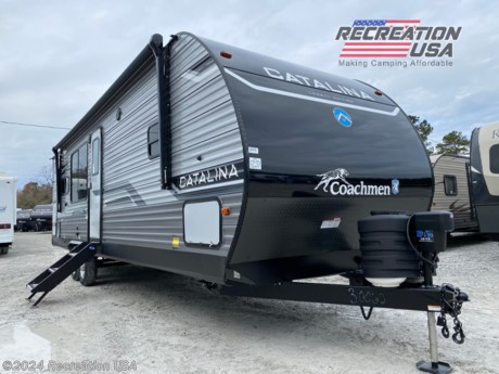 &lt;p&gt;50 AMP, 15K BTU DUCTED GENERAL ELECTRIC A/C, PEAK PERFORMANCE SOLAR PACKAGE 200W PANEL W/ 30 AMP SOLAR CONTROLLER, ENCLOSED UNDERBELLY, BAL 5.3 THREE POINT AUTO LEVEL INCLUDES FRONT INDEPENDENT POWER STABILIZER JACKS - 2024 Coachmen Catalina Legacy Edition 283RKS - *** Price Includes Prep *** - National Shipping Available NO HIDDEN FEES&lt;/p&gt;
&lt;p&gt;Driftwood decor&lt;br&gt;Legacy edition package&lt;br&gt;New sls (sit - lounge - sleep) sofa with interior storage ipo&lt;br&gt;Jackknife sofa, universal 600w solar prep w/ installed roof&lt;br&gt;Panel port, full 4g lte/wifi booster/wifi extender prep, lci&lt;br&gt;One control, 360 siphon roof vent, skylight above tub/&lt;br&gt;Shower, bedroom usb and outlets, 12v roof vent and fan in&lt;br&gt;Living and bathroom, 5/8&quot; tongue and groove stabledeck&lt;br&gt;Flooring (retail value $1,999.00)&lt;/p&gt;
&lt;p&gt;Premium jbl audio package&lt;br&gt;Jbl aura head unit, 2 multizonal jbl premium interior&lt;br&gt;Speakers, 2 multizonal jbl premium exterior speakers (retail&lt;br&gt;Value $299.00)&lt;/p&gt;
&lt;p&gt;General electric appliance and kitchen package&lt;br&gt;Stainless 12v 10 cu ft refer, stainless microwave, stainless&lt;br&gt;3-burner gas range with metal back-lit knobs, 13,500 btu ge&lt;br&gt;A/c, gas/electric dsi water heater, thermofoil countertops&lt;br&gt;W/ smooth drop edge, deep basin farm style sink, stainless&lt;br&gt;Steel drying rack, stone backsplash, (2) usb and (2) 110&lt;br&gt;Outlets (retail value $1,890.00)&lt;/p&gt;
&lt;p&gt;Premium exterior package&lt;br&gt;200lb flip-down cargo carrying rack, upgraded aluminum&lt;br&gt;Rims, aluminum fender skirts, safe-t-rail door assist on main&lt;br&gt;Entry, solid step at main entry door, enclosed underbelly,&lt;br&gt;Norco electromagnetic and powder coated frame, power&lt;br&gt;Tongue jack, black tank flush, lp quick connect, hot/cold&lt;br&gt;Outside shower, friction hinge door, battery disconnect, exterior tv hookups, back-up camera prep (retail value&lt;br&gt;$1,199.00)&lt;br&gt;Ambience package&lt;br&gt;Power awning w/ multicolor customizable led strip and&lt;br&gt;Remote, 4,000 lumen interior touch lighting (retail value&lt;br&gt;$599.00)&lt;br&gt;Catalina show stopper package&lt;br&gt;-bal 5.3 three point auto level includes front independent&lt;br&gt;Power stabilizer jacks&lt;br&gt;15k btu ducted general electric a/c ipo 13.5k btu a/c&lt;br&gt;Theater seating w/reclining feature &amp;amp; internal storage&lt;br&gt;Peak performance solar package&lt;br&gt;200w panel w/ 30 amp solar controller&lt;br&gt;30&quot; built in fireplace&lt;/p&gt;
&lt;p&gt;At Recreation USA our sale prices on our campers are fair and maybe the lowest in the country. There&#39;s zero price gouging, no additional fees for freight cost, no preparation fees, no fee for instructional walk-through, no pre-delivery inspection fee, no battery charging fee or for filling the propane tanks. Total transparency is our goal and we aim to deliver the best buying experience, so your family can start creating memories today.&lt;/p&gt;