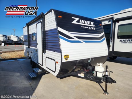 &lt;p&gt;30 AMP, 13.5K AC, NO SLIDE, LIGHT BUNK HOUSE TRAVEL TRAILER - Unleash Your Next Adventure with the 2024 Zinger 18BH - A Fresh, Brand New Camper Ready for Your Journeys&lt;/p&gt;
&lt;p&gt;Recreation USA is thrilled to present the all-new 2024 Zinger 18BH, a stylish and functional camper designed for your ultimate outdoor experiences. As your trusted RV destination, we bring you unbeatable prices, competitive financing options, national shipping, and a commitment to fully servicing all our campers with no hidden fees. Embrace the spirit of exploration with the 2024 Zinger 18BH, now available at Recreation USA.&lt;/p&gt;
&lt;p&gt;&lt;strong&gt;Key Features:&lt;/strong&gt;&lt;/p&gt;
&lt;ul&gt;
&lt;li&gt;&lt;strong&gt;Model:&lt;/strong&gt; Zinger 18BH&lt;/li&gt;
&lt;li&gt;&lt;strong&gt;Year:&lt;/strong&gt; 2024&lt;/li&gt;
&lt;li&gt;&lt;strong&gt;Stock Number:&lt;/strong&gt; 14296&lt;/li&gt;
&lt;li&gt;&lt;strong&gt;MSRP:&lt;/strong&gt; $20,402&lt;/li&gt;
&lt;li&gt;&lt;strong&gt;Sale Price:&lt;/strong&gt; $13,992&lt;/li&gt;
&lt;/ul&gt;
&lt;p&gt;&lt;strong&gt;Why Choose the Zinger 18BH?&lt;/strong&gt;&lt;/p&gt;
&lt;ol&gt;
&lt;li&gt;&lt;strong&gt;Brand New:&lt;/strong&gt; Experience the latest in camper design and technology with the 2024 Zinger 18BH, straight from the factory to your next adventure.&lt;/li&gt;
&lt;li&gt;&lt;strong&gt;Compact and Stylish:&lt;/strong&gt; The Zinger 18BH combines compact design with contemporary aesthetics, making it easy to tow and visually appealing.&lt;/li&gt;
&lt;li&gt;&lt;strong&gt;Affordable Luxury:&lt;/strong&gt; Recreation USA offers the Zinger 18BH at an MSRP of $20,402, with a limited-time sale price of $13,992, providing you with an affordable gateway to luxury camping.&lt;/li&gt;
&lt;/ol&gt;
&lt;p&gt;&lt;strong&gt;Included Features:&lt;/strong&gt;&lt;/p&gt;
&lt;ul&gt;
&lt;li&gt;&lt;strong&gt;Steeley Grey Decor:&lt;/strong&gt; A modern and neutral interior palette that complements your style.&lt;/li&gt;
&lt;li&gt;&lt;strong&gt;Microwave:&lt;/strong&gt; Convenient cooking options on the go for quick and easy meals.&lt;/li&gt;
&lt;li&gt;&lt;strong&gt;Zinger Convenience Package:&lt;/strong&gt; Featuring a 12V 3 cubic feet refrigerator, ensuring your essentials stay cool and fresh.&lt;/li&gt;
&lt;li&gt;&lt;strong&gt;13.5 BTU Air Conditioner:&lt;/strong&gt; Stay comfortable in any weather, enhancing your camping experience.&lt;/li&gt;
&lt;/ul&gt;
&lt;p&gt;&lt;strong&gt;Our Commitment to You:&lt;/strong&gt; At Recreation USA, we are dedicated to providing you with top-quality campers and exceptional service. Every camper undergoes thorough servicing to ensure it meets our high standards, and we believe in transparent pricing with no hidden fees.&lt;/p&gt;
&lt;p&gt;&lt;strong&gt;Connect with Recreation USA:&lt;/strong&gt; Explore the 2024 Zinger 18BH and more on our website at &lt;a href=&quot;http://www.recreationusa.com&quot; target=&quot;_new&quot;&gt;www.recreationusa.com&lt;/a&gt;. To secure your brand new camper! Recreation USA is where your journey begins - great prices, great service, and a world of adventure await you!&lt;/p&gt;