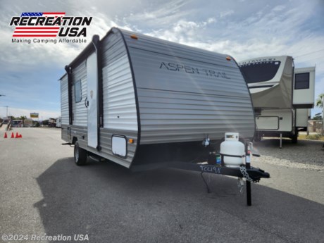 &lt;div class=&quot;row py-2&quot;&gt;
&lt;div class=&quot;col-md-6 col-lg-8 detail-description&quot;&gt;
&lt;p&gt;Explore the world of affordable RVing with the All-New 2024 17BH Aspen Trail, available now at Recreation USA, the Carolinas&#39; Largest Travel Trailer Volume Dealer! We proudly offer the best deal in the country. At Recreation USA, we prioritize transparency and simplicity, setting us apart from large chain stores. No cleaning fees, pre fees, destination fees, etc. &amp;ndash; just a straightforward $399 doc fee.&lt;/p&gt;
&lt;h2 data-sourcepos=&quot;1:1-1:83&quot;&gt;ESCAPE THE ORDINARY WITH THE AFFORDABLE 2024 ASPEN TRAIL 17BH AT RECREATION USA!&lt;/h2&gt;
&lt;p data-sourcepos=&quot;3:1-3:215&quot;&gt;At Recreation USA, we believe everyone deserves to experience the joys of camping. That&#39;s why we&#39;re proud to offer the brand new 2024 Aspen Trail 17BH travel trailer,&amp;nbsp;&lt;strong&gt;at an unbeatable price with no hidden fees&lt;/strong&gt;.&lt;/p&gt;
&lt;p data-sourcepos=&quot;5:1-5:31&quot;&gt;&lt;strong&gt;Your Adventure Starts Here:&lt;/strong&gt;&lt;/p&gt;
&lt;ul data-sourcepos=&quot;7:1-12:0&quot;&gt;
&lt;li data-sourcepos=&quot;7:1-7:171&quot;&gt;&lt;strong&gt;Sleeps 5 Comfortably:&lt;/strong&gt;&amp;nbsp;Featuring a spacious queen bed, bunk beds, and a convertible dinette, the 17BH provides comfortable sleeping for families or groups of friends.&lt;/li&gt;
&lt;li data-sourcepos=&quot;8:1-8:162&quot;&gt;&lt;strong&gt;Compact &amp;amp; Convenient:&lt;/strong&gt;&amp;nbsp;This lightweight trailer is perfect for exploring new destinations, fitting easily into campsites and offering effortless towing.&lt;/li&gt;
&lt;li data-sourcepos=&quot;9:1-9:134&quot;&gt;&lt;strong&gt;Kitchen Essentials:&lt;/strong&gt;&amp;nbsp;Whip up delicious meals on the go with the 2-burner range top, 3.3 cubic foot refrigerator, and galley sink.&lt;/li&gt;
&lt;li data-sourcepos=&quot;10:1-10:100&quot;&gt;&lt;strong&gt;Bathroom Convenience:&lt;/strong&gt;&amp;nbsp;Enjoy the privacy and convenience of a dedicated shower and toilet room.&lt;/li&gt;
&lt;li data-sourcepos=&quot;11:1-12:0&quot;&gt;&lt;strong&gt;Relaxation Awaits:&lt;/strong&gt;&amp;nbsp;Unwind under the shade of the power awning with LED lights, perfect for outdoor gatherings.&lt;/li&gt;
&lt;/ul&gt;
&lt;p data-sourcepos=&quot;13:1-13:47&quot;&gt;&lt;strong&gt;Recreation USA: Your Hassle-Free RV Partner&lt;/strong&gt;&lt;/p&gt;
&lt;p data-sourcepos=&quot;15:1-15:147&quot;&gt;Unlike other dealerships,&amp;nbsp;&lt;strong&gt;we don&#39;t believe in surprise charges&lt;/strong&gt;. When you buy an RV from us, the price you see is the price you pay. That means:&lt;/p&gt;
&lt;ul data-sourcepos=&quot;17:1-23:0&quot;&gt;
&lt;li data-sourcepos=&quot;17:1-17:22&quot;&gt;&lt;strong&gt;No freight costs&lt;/strong&gt;&lt;/li&gt;
&lt;li data-sourcepos=&quot;18:1-18:25&quot;&gt;&lt;strong&gt;No preparation fees&lt;/strong&gt;&lt;/li&gt;
&lt;li data-sourcepos=&quot;19:1-19:40&quot;&gt;&lt;strong&gt;No instructional walk-through fees&lt;/strong&gt;&lt;/li&gt;
&lt;li data-sourcepos=&quot;20:1-20:37&quot;&gt;&lt;strong&gt;No pre-delivery inspection fees&lt;/strong&gt;&lt;/li&gt;
&lt;li data-sourcepos=&quot;21:1-21:30&quot;&gt;&lt;strong&gt;No battery charging fees&lt;/strong&gt;&lt;/li&gt;
&lt;li data-sourcepos=&quot;22:1-23:0&quot;&gt;&lt;strong&gt;No propane tank filling fees&lt;/strong&gt;&lt;/li&gt;
&lt;/ul&gt;
&lt;p data-sourcepos=&quot;24:1-24:68&quot;&gt;&lt;strong&gt;Plus, we offer outstanding financing options to fit your budget.&lt;/strong&gt;&lt;/p&gt;
&lt;p data-sourcepos=&quot;26:1-26:29&quot;&gt;&lt;strong&gt;We Care About Your Family&lt;/strong&gt;&lt;/p&gt;
&lt;p data-sourcepos=&quot;28:1-28:291&quot;&gt;At Recreation USA, we&#39;re passionate about creating unforgettable memories for families. We know that camping can be an amazing way to bond with loved ones, including your furry friends. That&#39;s why our RVs are&amp;nbsp;&lt;strong&gt;pet-friendly&lt;/strong&gt;, allowing you to bring your entire family on your next adventure.&lt;/p&gt;
&lt;p data-sourcepos=&quot;30:1-30:204&quot;&gt;&lt;strong&gt;Don&#39;t wait any longer! Visit Recreation USA today and experience the difference. We&#39;ll help you find the perfect RV to fit your needs and budget, so you can start making memories that last a lifetime.&lt;/strong&gt;&lt;small&gt;&lt;/small&gt;&lt;/p&gt;
&lt;/div&gt;
&lt;/div&gt;
&lt;div class=&quot;row py-2&quot;&gt;
&lt;div class=&quot;col-sm-6 col-md-6 col-lg-12 col-xl-6&quot;&gt;
&lt;div id=&quot;specifications&quot; class=&quot;hidden-xs-down specifications&quot;&gt;&lt;/div&gt;
&lt;/div&gt;
&lt;/div&gt;