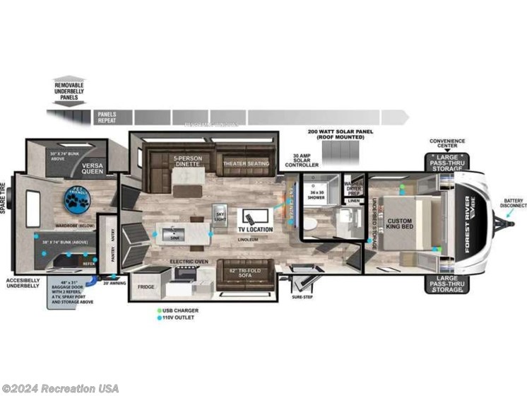 New 2025 Forest River Vibe 3400BH available in Myrtle Beach, South Carolina