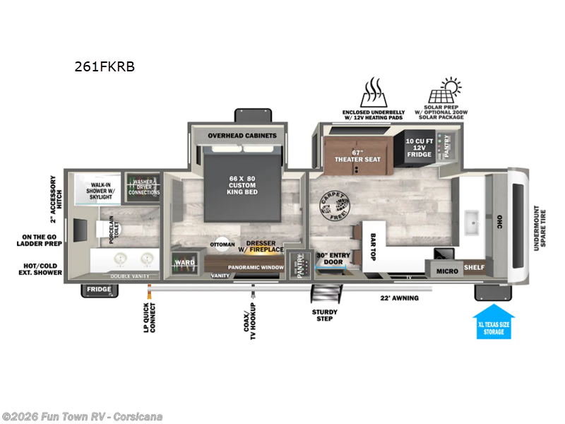 2026 Forest River Wildwood Heritage Glen 261FKRB #223190 - For Sale in ...