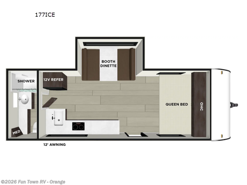 2026 Forest River Salem FSX 177ICE - New Travel Trailer For Sale by Fun Town RV - Orange in Orange, Texas features Slideout
