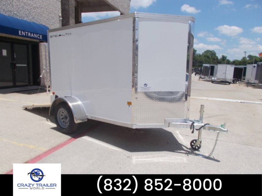 New 2023 Stealth 5X8 Extra Tall Aluminum Enclosed Trailer available in Houston, Texas