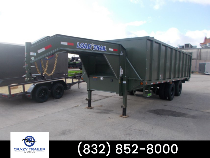 New 2024 Load Trail 102X20 Gooseneck Hurricane Dump Trailer 24K GVWR available in Houston, Texas