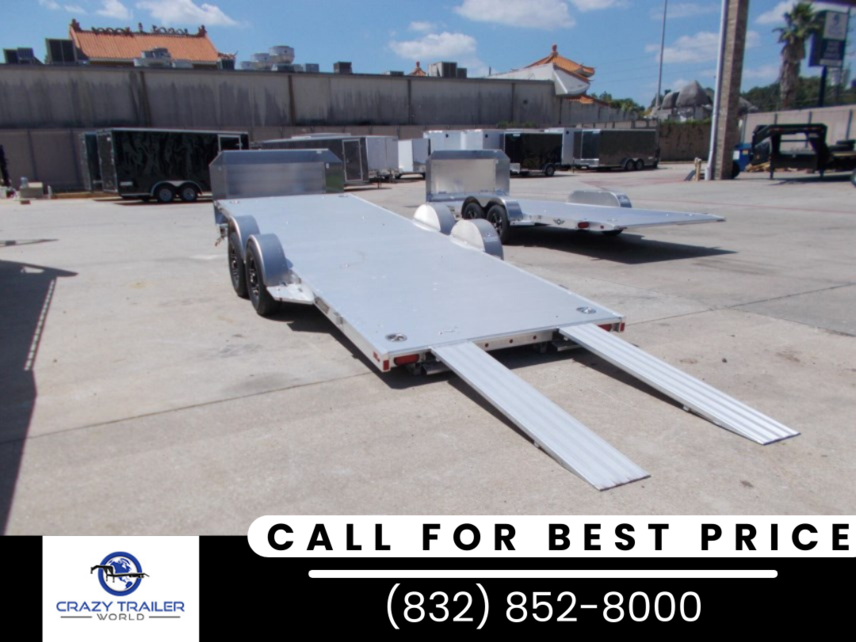 New 2024 Aluma 8220H-LP-TILT 20&apos; Low Profile Aluminum Tiltbed Trailer available in Houston, Texas