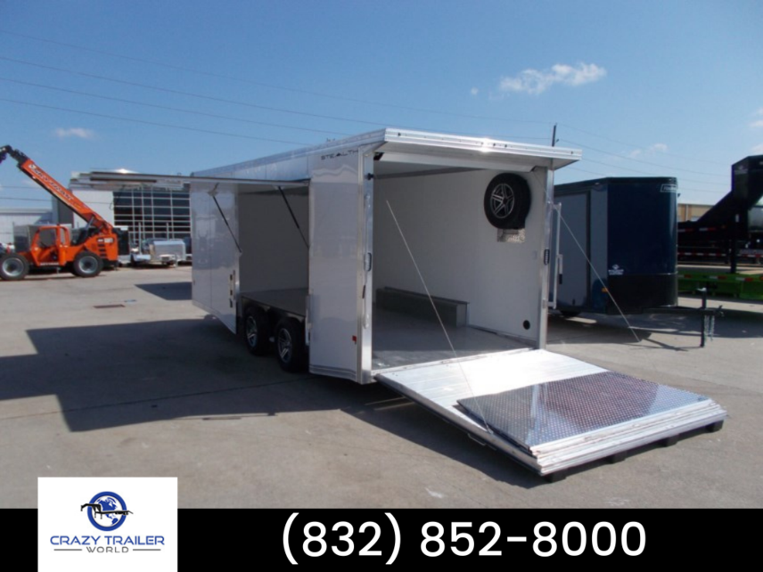 New 2024 Stealth 8.5X20 Aluminum Enclosed Car Trailer 7K GVWR available in Houston, Texas