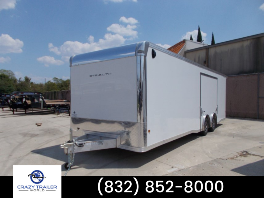 New 2024 Stealth 8.5X28 Aluminum Enclosed Car Hauler Trailer available in Houston, Texas