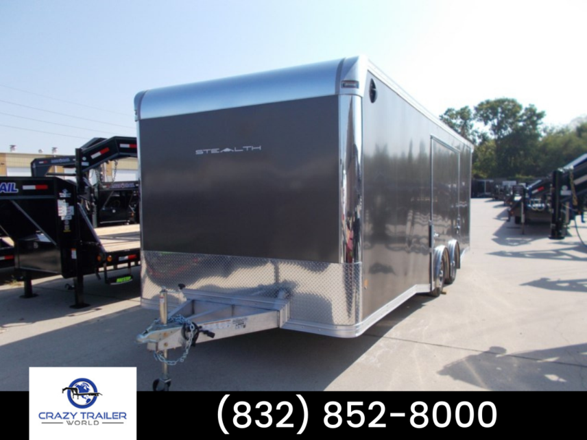 New 2024 Stealth 8.5X24 Aluminum Enclosed Car Hauler Cargo Trailer available in Houston, Texas
