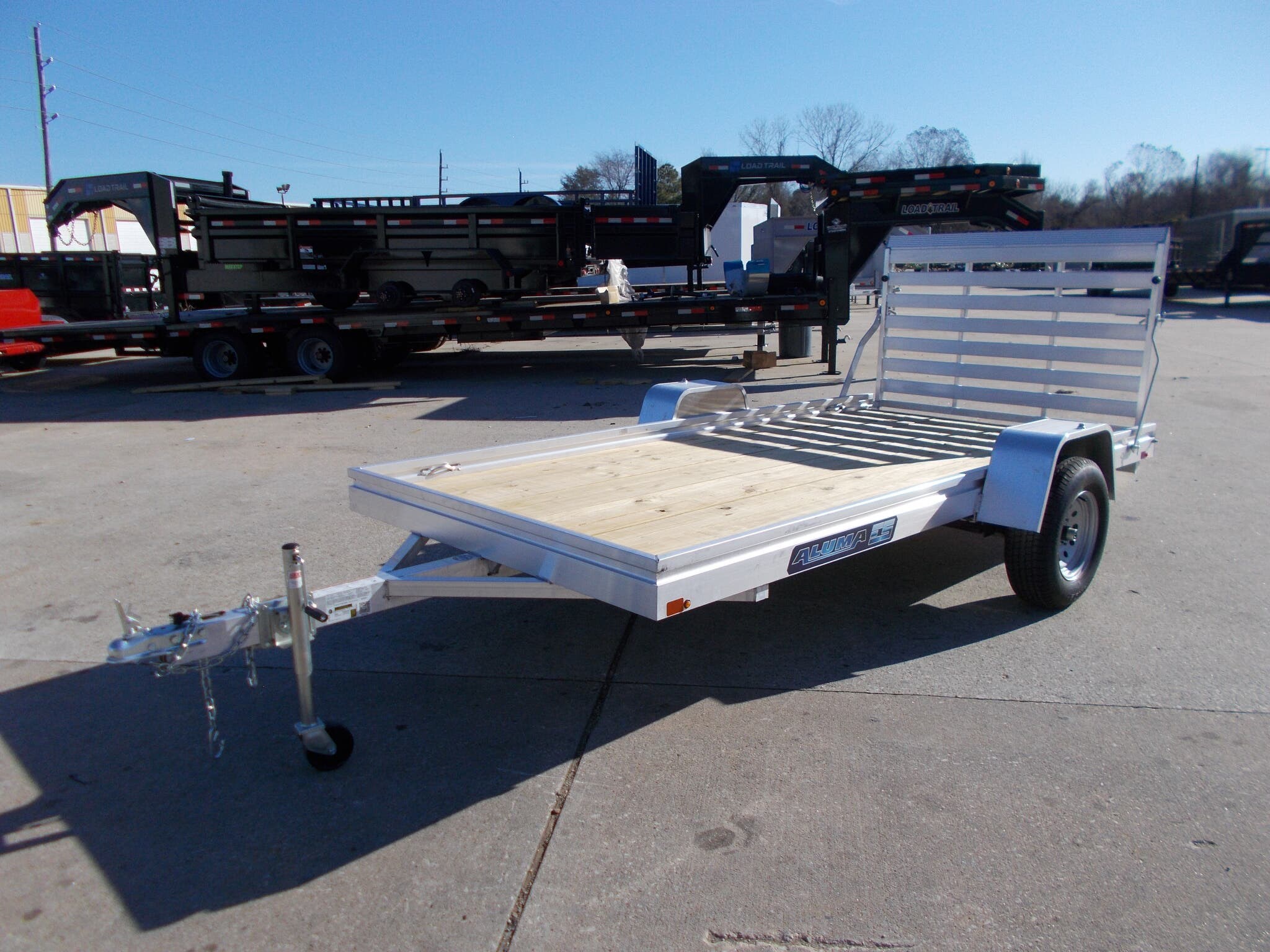 2024 Aluma 6312ES 12 Aluminum Utility Trailer