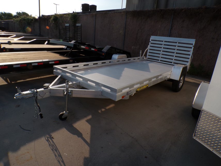 Used 2024 Aluma 7815S 15&apos; Aluminum Utility Trailer available in Houston, Texas