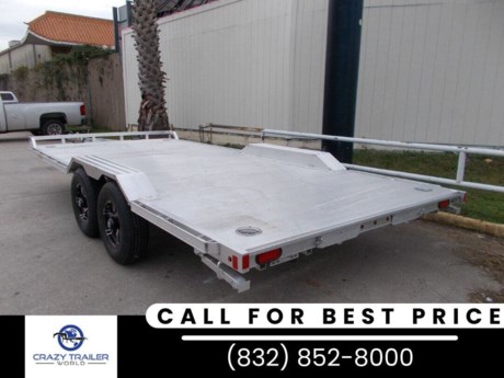 &lt;p&gt;Stock# RB280173&lt;/p&gt;
&lt;p&gt;New Aluma WB18H-TA-EL-DOF-R-RTD Aluminum Car Hauler Trailer for sale in Houston Texas.&lt;/p&gt;
&lt;p&gt;&amp;bull; Upgraded to (2) 5200# Rubber torsion axles - Easy lube hubs&lt;/p&gt;
&lt;p&gt;&amp;bull; Electric brakes, breakaway kit&lt;/p&gt;
&lt;p&gt;&amp;bull; Aluminum wheels,&amp;nbsp;&lt;/p&gt;
&lt;p&gt;&amp;bull; Drive-over aluminum fenders&lt;/p&gt;
&lt;p&gt;&amp;bull; Extruded aluminum floor&lt;/p&gt;
&lt;p&gt;&amp;bull; Front retaining rail&lt;/p&gt;
&lt;p&gt;&amp;bull; A-Framed aluminum tongue,&amp;nbsp; 2-5/16&quot; coupler&lt;/p&gt;
&lt;p&gt;&amp;bull; (2) 7&#39; Aluminum ramps with storage underneath&lt;/p&gt;
&lt;p&gt;&amp;bull; Rub rail welded to stake pockets on sides&lt;/p&gt;
&lt;p&gt;&amp;bull; (4) Recessed tie rings, SS #5000&lt;/p&gt;
&lt;p&gt;&amp;bull; (2) Fold-down rear stabilizer jacks&lt;/p&gt;
&lt;p&gt;&amp;bull; Swivel tongue jack&lt;/p&gt;
&lt;p&gt;&amp;bull; LED Lighting package, safety chains&lt;/p&gt;
&lt;p&gt;&amp;bull; 2 Front Load Lights&lt;/p&gt;
&lt;p&gt;&amp;bull; Overall width = 101.5&quot;&lt;/p&gt;
&lt;p&gt;&amp;bull; Overal length =&amp;nbsp; 278.5&quot;&amp;nbsp;&lt;/p&gt;
&lt;ul style=&quot;box-sizing: border-box; margin-top: 0px; margin-bottom: 0px; padding-left: 1.5em; color: #232323; font-family: Arial, &#39; Helvetica Neue&#39;, Helvetica, Arial, sans-serif; font-size: 16px;&quot;&gt;
&lt;li style=&quot;box-sizing: border-box; padding-bottom: 0.7em;&quot;&gt;5 Year Factory Consumer Warranty&lt;/li&gt;
&lt;/ul&gt;
&lt;div style=&quot;box-sizing: border-box; color: #222222; font-family: Arial, Helvetica, sans-serif; font-size: small;&quot;&gt;
&lt;div style=&quot;box-sizing: border-box; color: #222222; font-family: Arial, Helvetica, sans-serif; font-size: small;&quot;&gt;
&lt;p class=&quot;MsoNormal&quot;&gt;&lt;span style=&quot;font-family: arial, helvetica, sans-serif; color: black; font-size: 12pt;&quot;&gt;Please contact Crazy Trailer World to verify this trailer is still available. All prices are subject to Tax, Title, Plates &amp;amp; Doc Fees. All Trailers are discounted for Cash or Finance Price! We charge a convenience fee on credit card purchases. Crazy Trailer World Houston is located near Woodland Texas, Pasadena Texas,&amp;nbsp;Hallettsville&amp;nbsp;Texas, Huntsville Texas,&amp;nbsp;Conroe&amp;nbsp;Texas, Beaumont Texas,&amp;nbsp;Baytown&amp;nbsp;Texas, Cleveland Texas. &lt;/span&gt;&lt;/p&gt;
&lt;p class=&quot;MsoNormal&quot;&gt;&lt;span style=&quot;font-size: 12pt; font-family: arial, helvetica, sans-serif;&quot;&gt;&lt;span style=&quot;color: black;&quot;&gt;Come see Crazy Trailer World for the best deal on Dump Trailers, Equipment Trailers, Flatbed Trailers,&amp;nbsp;Skidloader&amp;nbsp;Trailers,&amp;nbsp;Tiltbed&amp;nbsp;Trailer, Bobcat Trailer, Farm Trailer, Trash Trailer, Cleanup Trailer, Hotshot Trailer,&amp;nbsp;Gooseneck&amp;nbsp;Trailer,&amp;nbsp;Trailor, Load Trail Trailers for sale, Utility Trailer,&amp;nbsp;ATV&amp;nbsp;Trailer,&amp;nbsp;UTV&amp;nbsp;Trailer, Side X Side Trailer,&amp;nbsp;SXS&amp;nbsp;Trailer, Mower Trailer, Truck&lt;/span&gt;&lt;span style=&quot;box-sizing: border-box;&quot;&gt;&amp;nbsp;Beds, Truck Flatbeds, Tank Trailers, Hydraulic Dovetail Trailers, MAX Ramp Trailer, Ramp Trailer,&amp;nbsp;Deckover&amp;nbsp;Trailer,&amp;nbsp;Pintle&amp;nbsp;Trailer, Construction Trailer, Cargo Trailer, Contractor Trailer, Jeep Trailers, Buggy Hauler Trailers, Scissor Lift Trailers, Used Trailer, Car Hauler, Car Trailers, Motorcycle Trailers, Lawncare&amp;nbsp;Trailers, Landscape Trailers, Low Pro Trailers, Backhoe Trailers, Golf Cart Trailers, Side Load Trailers, Tall Sided Dump Trailer for sale, 3&#39; Tall Side Dump Trailer, 4&#39; tall side dump trailer,&amp;nbsp;gooseneck&amp;nbsp;dump trailer, fold down side dump trailers.&amp;nbsp;&lt;/span&gt;&lt;span style=&quot;color: rgb(35, 35, 35);&quot;&gt;&lt;span style=&quot;box-sizing: border-box;&quot;&gt;Crazy Trailer World is also a&lt;/span&gt;&lt;span style=&quot;box-sizing: border-box;&quot;&gt;n&amp;nbsp;&lt;/span&gt;&lt;/span&gt;Aluma&lt;span style=&quot;color: #232323;&quot;&gt;&lt;span style=&quot;box-sizing: border-box;&quot;&gt;&amp;nbsp;Aluminum Trailer Dealer. We have Aluminum Trailers for sale in Texas.&lt;/span&gt;&lt;/span&gt;&lt;/span&gt;&lt;/p&gt;
&lt;p class=&quot;MsoNormal&quot;&gt;&lt;span style=&quot;font-family: arial, helvetica, sans-serif; color: rgb(35, 35, 35); font-size: 12pt;&quot;&gt;Don&amp;rsquo;t forget to keep your trailer maintained and taken care of, and remember Crazy Trailer World&amp;rsquo;s Parts and Service Department offers everything from welding and winch installs to rewiring and axle service.&lt;/span&gt;&lt;/p&gt;
&lt;p&gt;&lt;span style=&quot;font-size: 8pt; font-family: arial, helvetica, sans-serif;&quot;&gt;Crazy Trailer World&amp;nbsp;is not responsible for any Typos, Errors, or Misprints.&lt;/span&gt;&lt;/p&gt;
&lt;p&gt;&lt;span style=&quot;font-size: 8.0pt;&quot;&gt;&lt;span style=&quot;font-family: arial, helvetica, sans-serif;&quot;&gt;Follow Crazy Trailer World on social media:&lt;/span&gt;&lt;br&gt;&lt;span style=&quot;font-family: arial, helvetica, sans-serif;&quot;&gt;Facebook&amp;nbsp;Instagram&amp;nbsp;YouTube &lt;/span&gt;&lt;span style=&quot;font-family: arial, helvetica, sans-serif;&quot;&gt;TikTok&lt;/span&gt;&lt;/span&gt;&lt;/p&gt;
&lt;/div&gt;
&lt;/div&gt;
&lt;p&gt;&amp;nbsp;&lt;/p&gt;