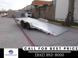 New 2024 Aluma 8218ANV-TILT-TA 18&apos; Tilt Aluminum Car Hauler Trailer available in Houston, Texas