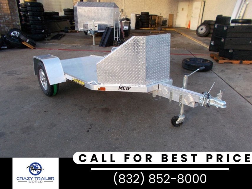 2024 Aluma MC1F S R Aluminum Folding Motorcycle Trailer