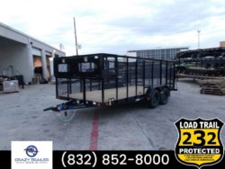 New 2024 Load Trail LT 83x16 Tandem Axle Landscape Trailer 7K GVWR available in Houston, Texas