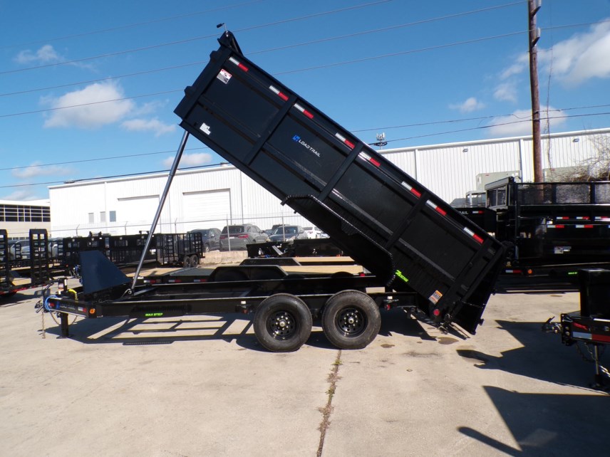 New 2025 Load Trail DL 83X16X4 Telescopic 7GA Floor Dump 14K GVWR available in Houston, Texas