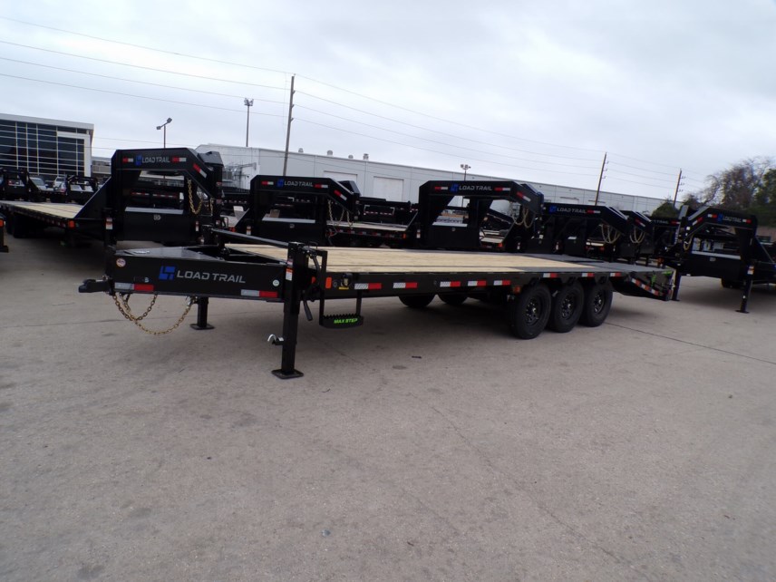 New 2025 Load Trail PP 102X25 Deckover Flatbed Trailer 21000 LB GVWR available in Houston, Texas