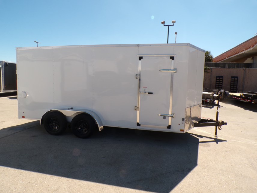 New 2025 Cross Trailers 7x16 Extra Tall Enclosed Cargo Trailer available in Greenville, Texas