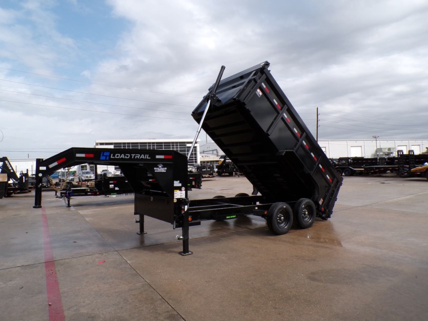 New 2025 Load Trail DG 83X14X4 Telescopic Gooseneck Dump Trailer 16K 7GA available in Houston, Texas