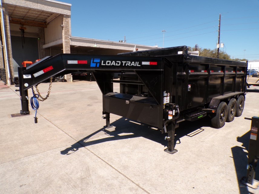 New 2025 Load Trail DG 83X16X4 Telescopic Gooseneck Dump Trailer 7GA 21K available in Houston, Texas