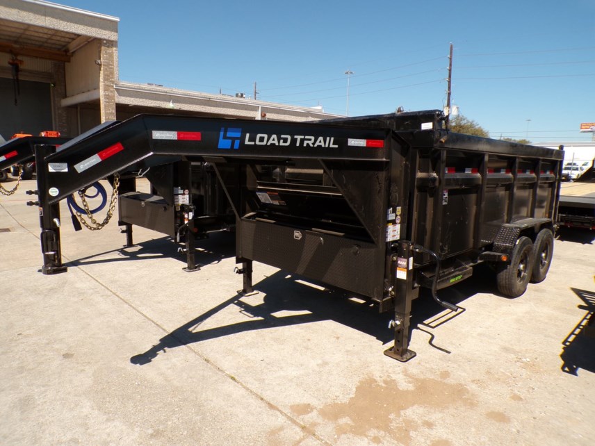 New 2025 Load Trail DG 83X14X4 Telescopic Gooseneck Dump Trailer 7GA 14K available in Houston, Texas