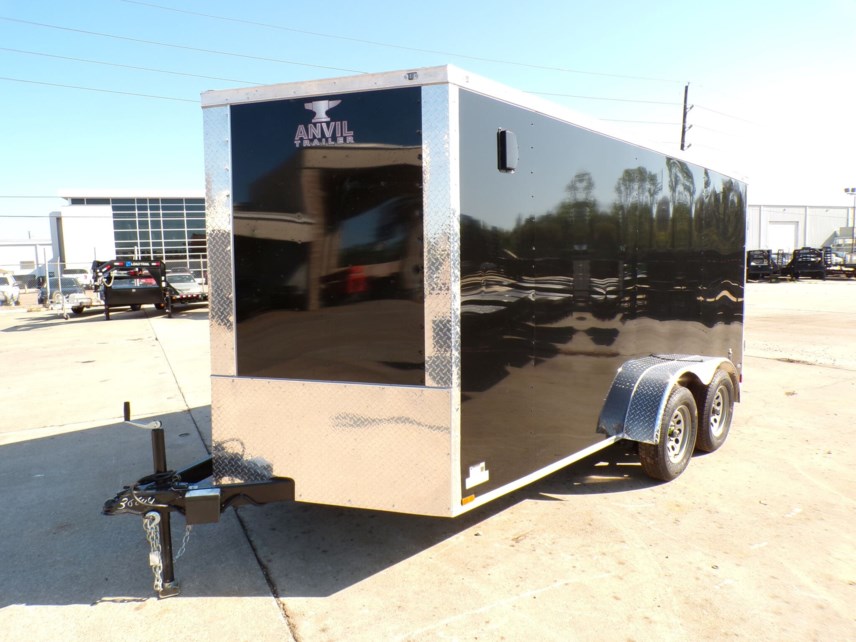 New 2025 Anvil 7x14 TA Enclosed Cargo Trailer Barn Door 7K GVWR available in Houston, Texas