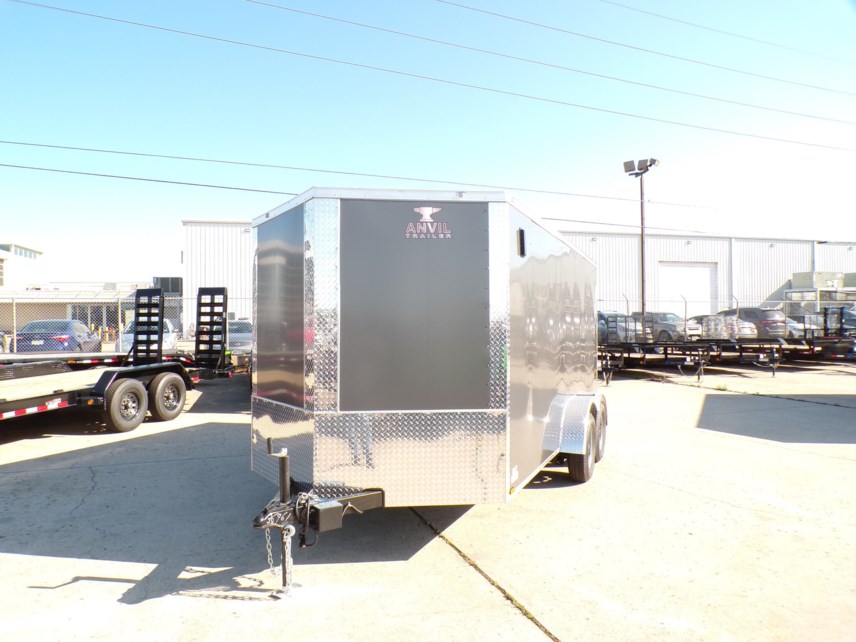 New 2025 Anvil 7x14 TA Enclosed Cargo Trailer 7K GVWR available in Houston, Texas