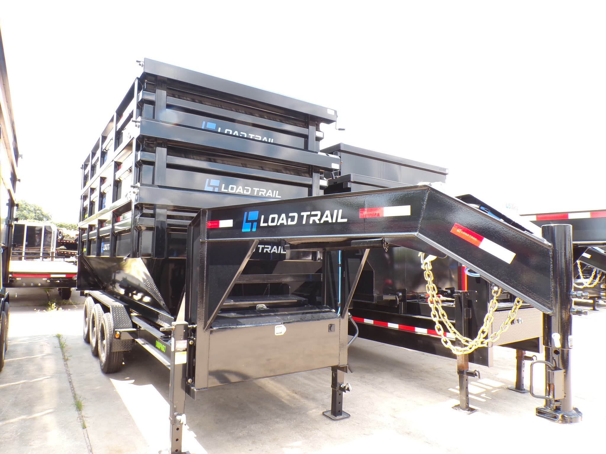 2025 Load Trail GM Package Deal DropNGo With 3 Roll Offs Triple Axle