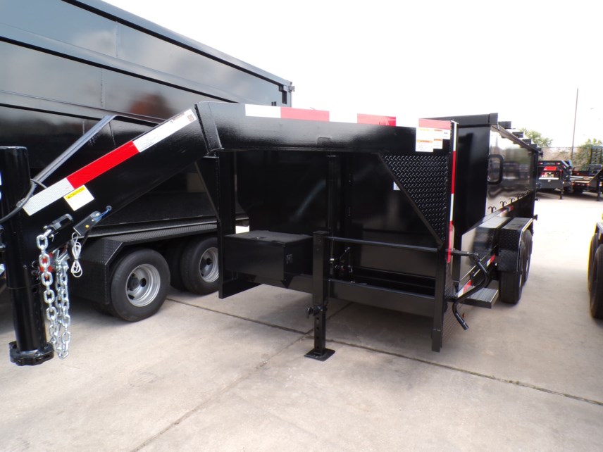 New 2025 Texas Pride 7X14X4 Gooseneck Dump Trailer 14K LB GVWR available in Houston, Texas