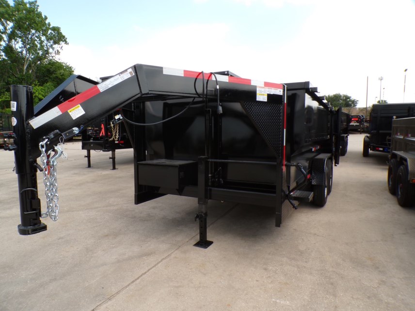 New 2025 Texas Pride 7X14X4 Gooseneck Dump Trailer 14K LB GVWR available in Houston, Texas