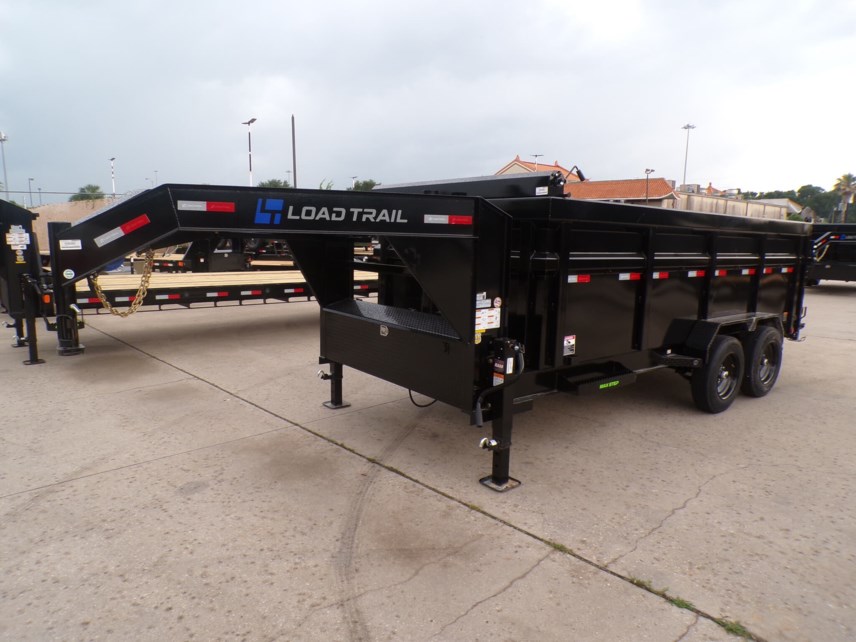 New 2025 Load Trail DG 83X16X4 Telescopic Gooseneck Dump Trailer 7GA 16K available in Houston, Texas