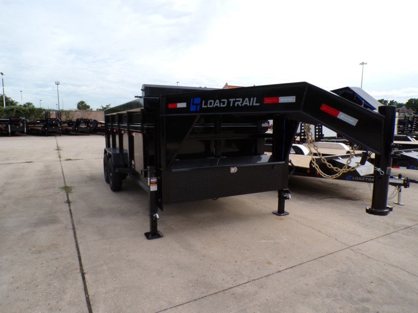 New 2025 Load Trail DG 83X16X4 Telescopic Gooseneck Dump Trailer 7GA 14K available in Houston, Texas