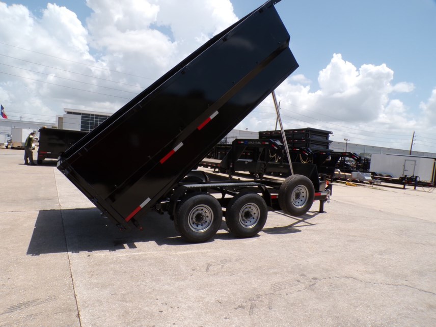 New 2025 Texas Pride 7X14X4 Telescopic Dump Trailer 16K LB W/ Upgrades available in Houston, Texas