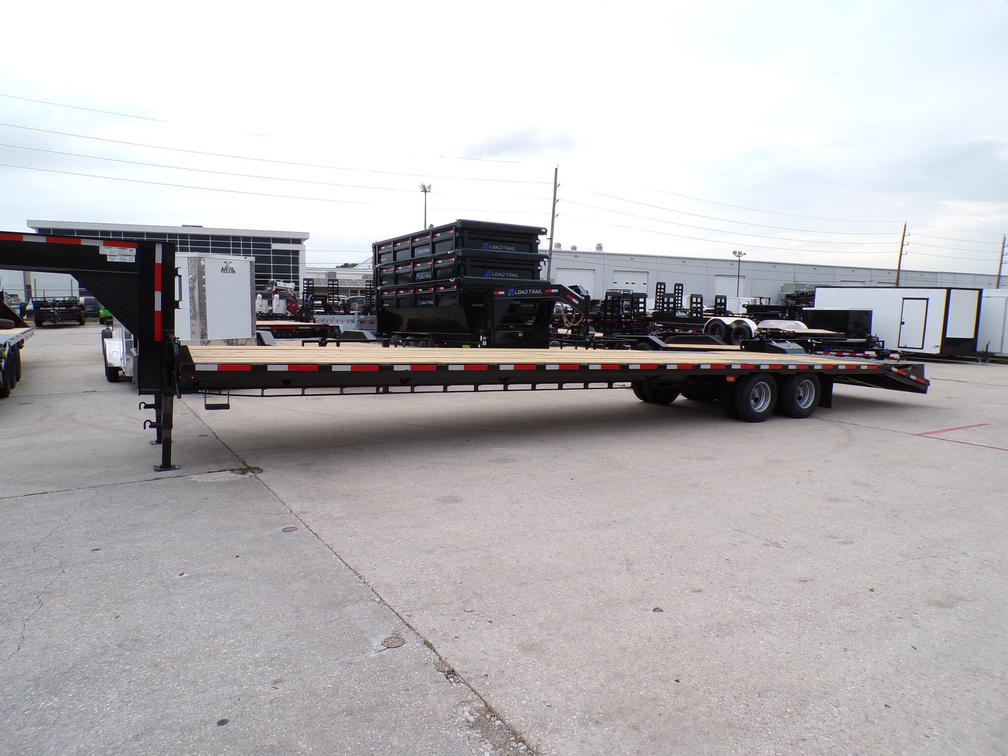 2025 Texas Pride 102X40 Deckover Flatbed Gooseneck Trailer 26K LB