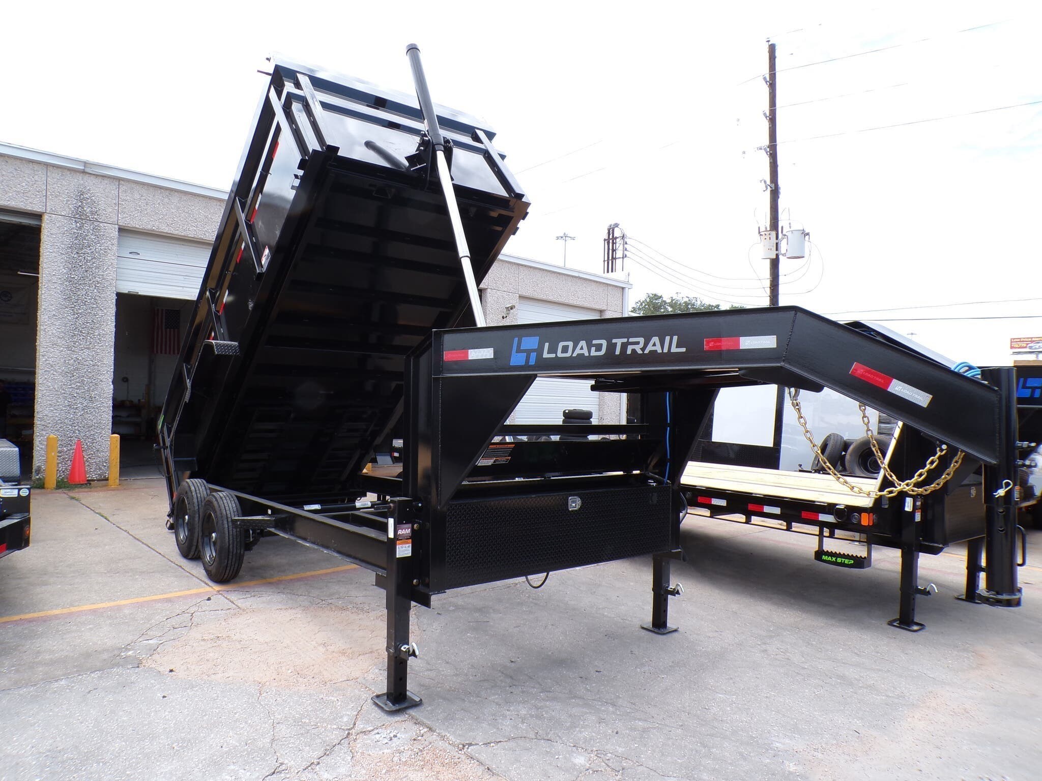 DAMNGOOD　D.G.F 2026 Load Trail DG 83x16x4 Telescopic Gooseneck Dump Trailer