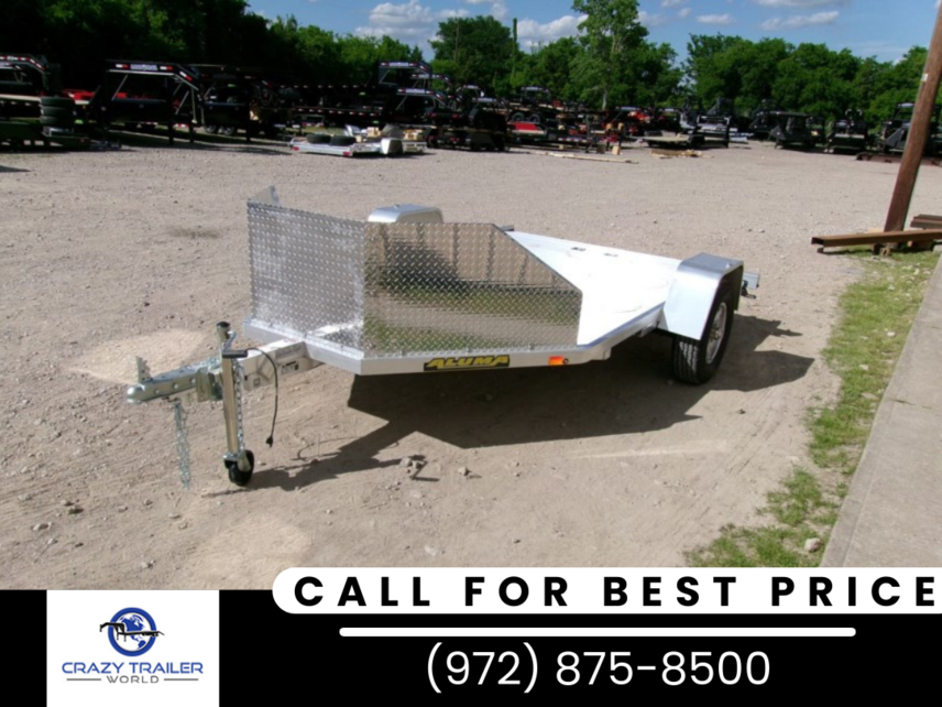 New 2024 Aluma MC210S-R Aluminum 2 Place Motorcycle Trailer available in Ennis, Texas