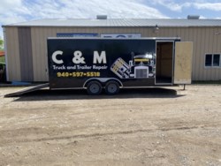 Used 2023 Wells Cargo 8.5X20 Enclosed Cargo Trailer 9990 GVWR available in Ennis, Texas
