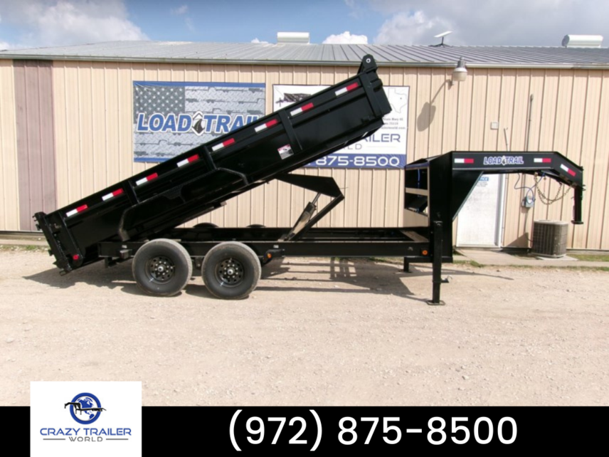 New 2024 Load Trail 83X16 Heavy Duty Gooseneck Dump Trailer 14K GVWR available in Ennis, Texas